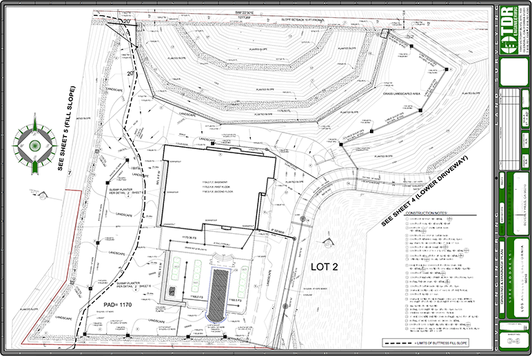 Design A Grading And Drainage Plan For The Lot 46 OFF